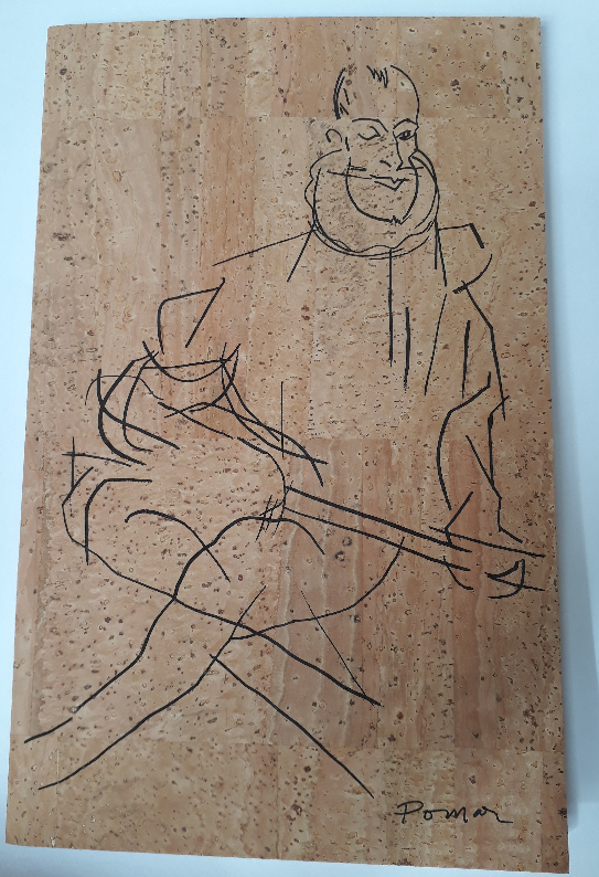 Jessé Chaveiro - Caderno A5 Pomar Camões Cortiça Natural