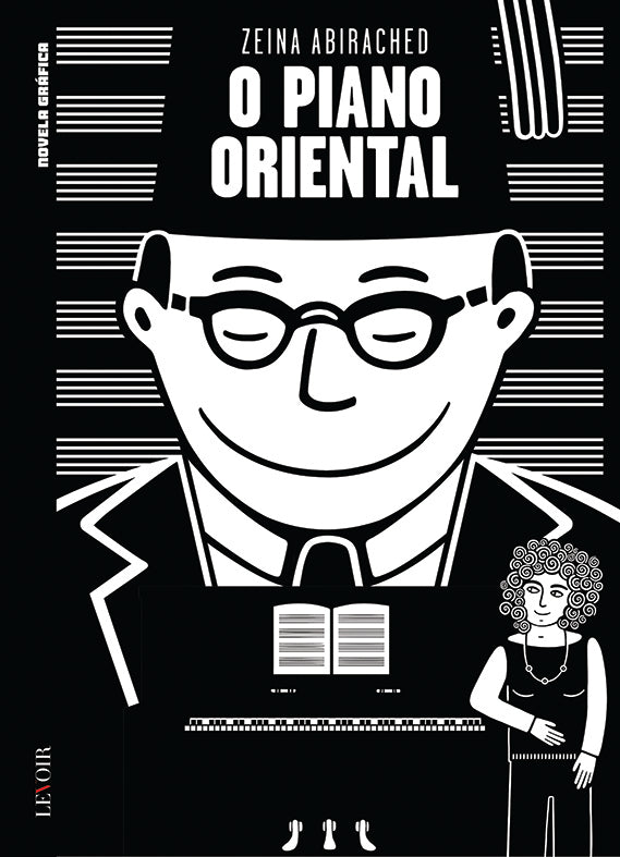 BD Novela Gráfica IX 12 - O Piano Oriental (Zeina Abirached)