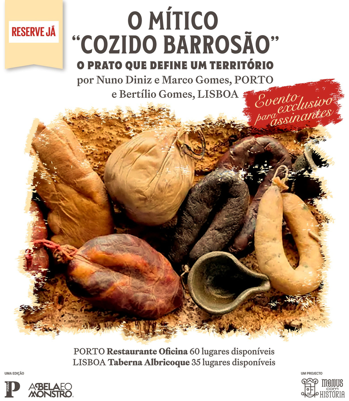 O mítico "Cozido Barrosão" - Almoço no Porto: Restaurante Oficina, chefs Nuno Diniz e Marco Gomes, 20 de Dezembro - 13h
