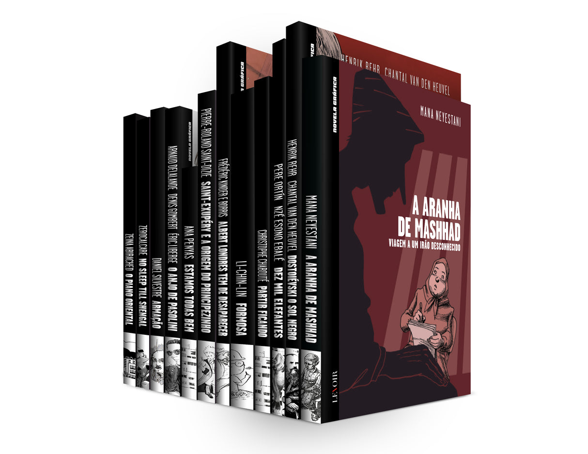 Colecção completa BD Novela Gráfica IX (12 vols.)