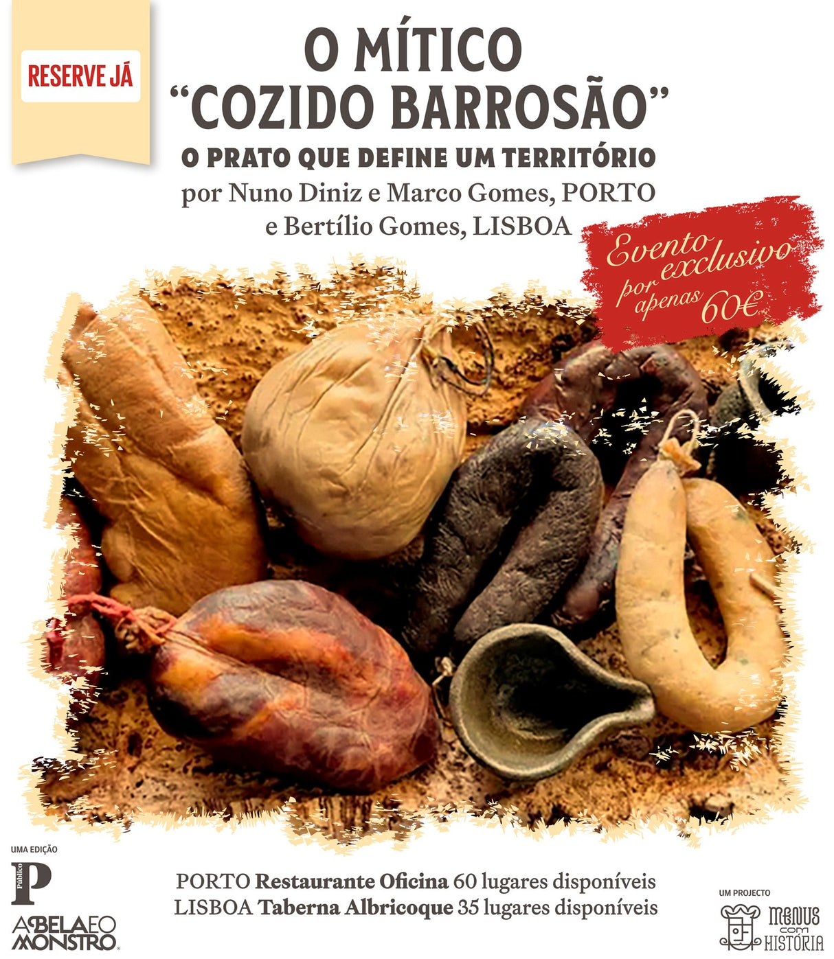 O mítico "Cozido Barrosão" - Almoço em Lisboa: Taberna do Albricoque, chef Bertílio Gomes, 14 de Dezembro, às 13h