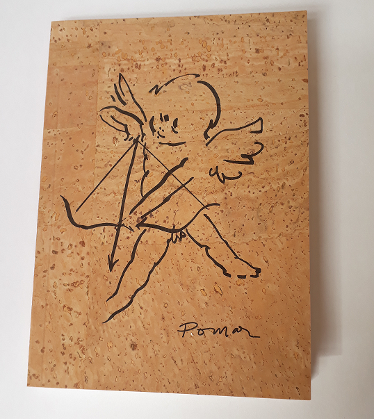 Jessé Chaveiro - Caderno A6 Pomar Cupido Cortiça Natural